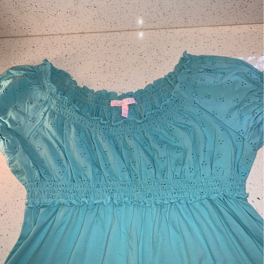💖Y2K bright blue babydoll style dress